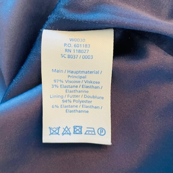 Boden Delia Pop Spot Formal Sheath Midi Career Dress Polka Dot 6R - Picture 8 of 10